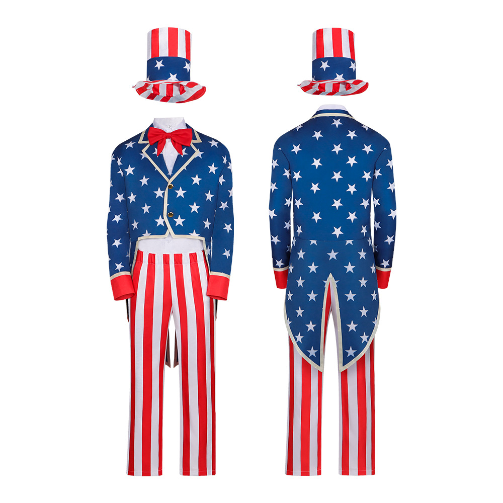 Ethnic Fashion Design - Sam's Uncle Adult Cosplay Costume Independence