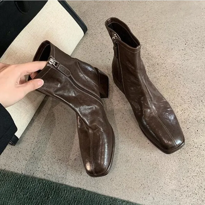 Ethnic Fashion Design - New Women's Shoes Designer Heel Ankle