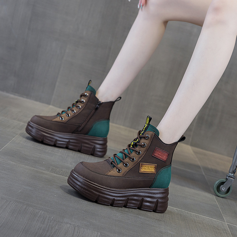Ethnic Fashion In - Women Platform Boots Winter Fashion Color