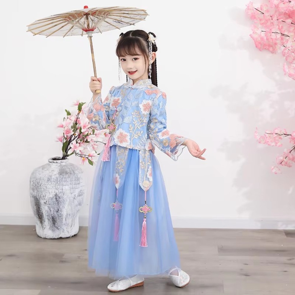 Kids Clothes Girl Dress Childr - Fashion Show Ethnic Wear 评论和价格