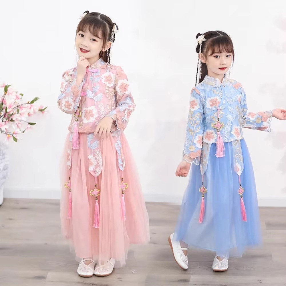 Kids Clothes Girl Dress Childr - Fashion Show Ethnic Wear 评论和价格