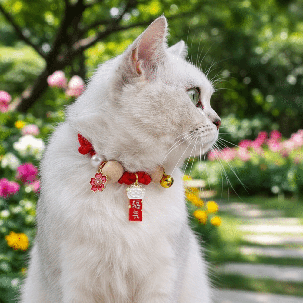 Fashion Adjustable Cat Flea Co - Ethnic Fashion Design 评论和价格