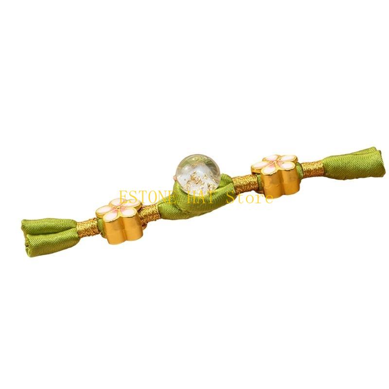 49MF Fringed Flower Bead Butto - Ethnic Gown 评论和价格