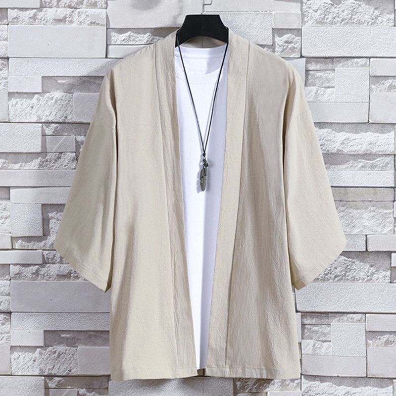 Men's Kimono Cardigan Japanese - Haori Japanese Jacket 评论和价格