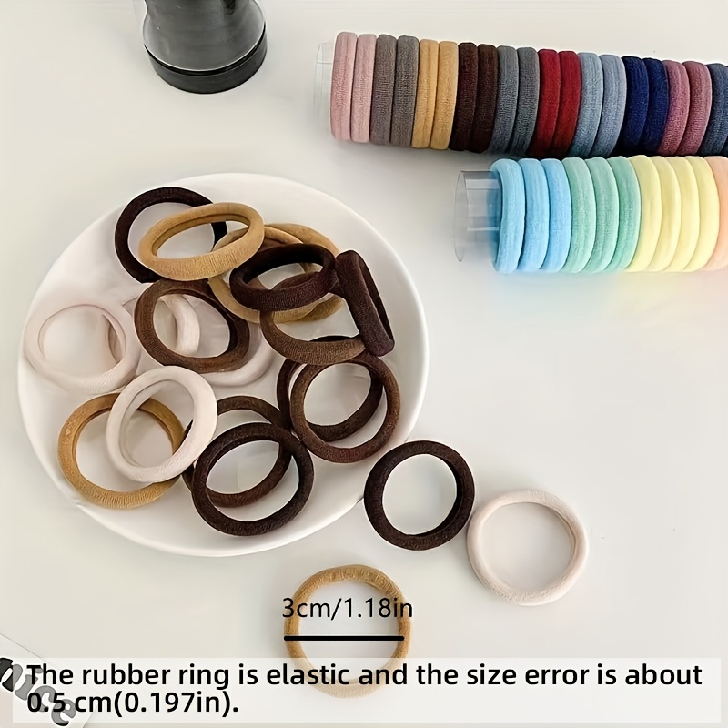 50/100pcs Boho Seamless Elasti - Ethnic Fashion Accessories 评论和价格