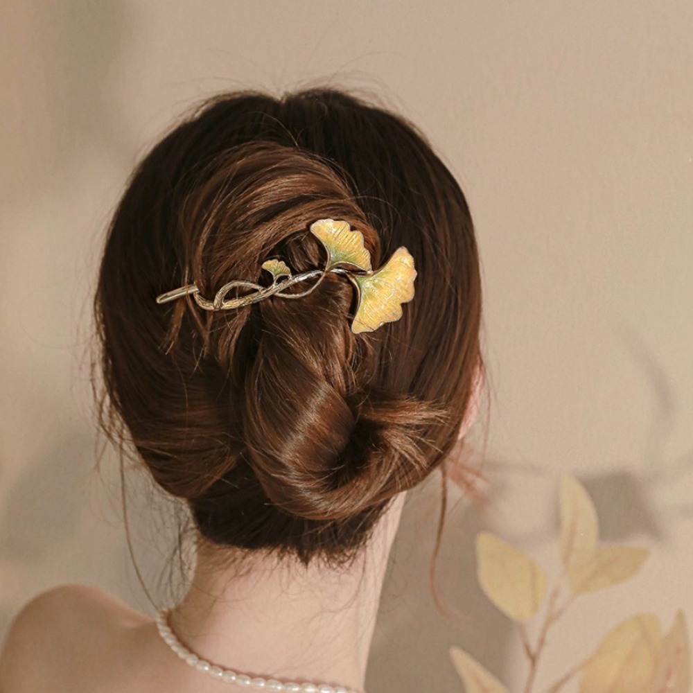 1pc Fashion Delicate Ginkgo Le - Ethnic Fashion Accessories 评论和价格