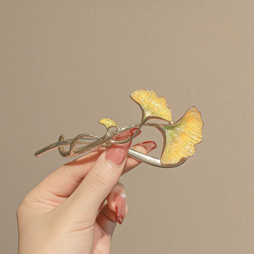 1pc Fashion Delicate Ginkgo Le - Ethnic Fashion Accessories 评论和价格