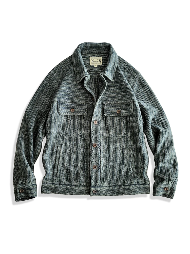 Amekaji Wear Clothes Men Honey - Haori Japanese Jacket 评论和价格