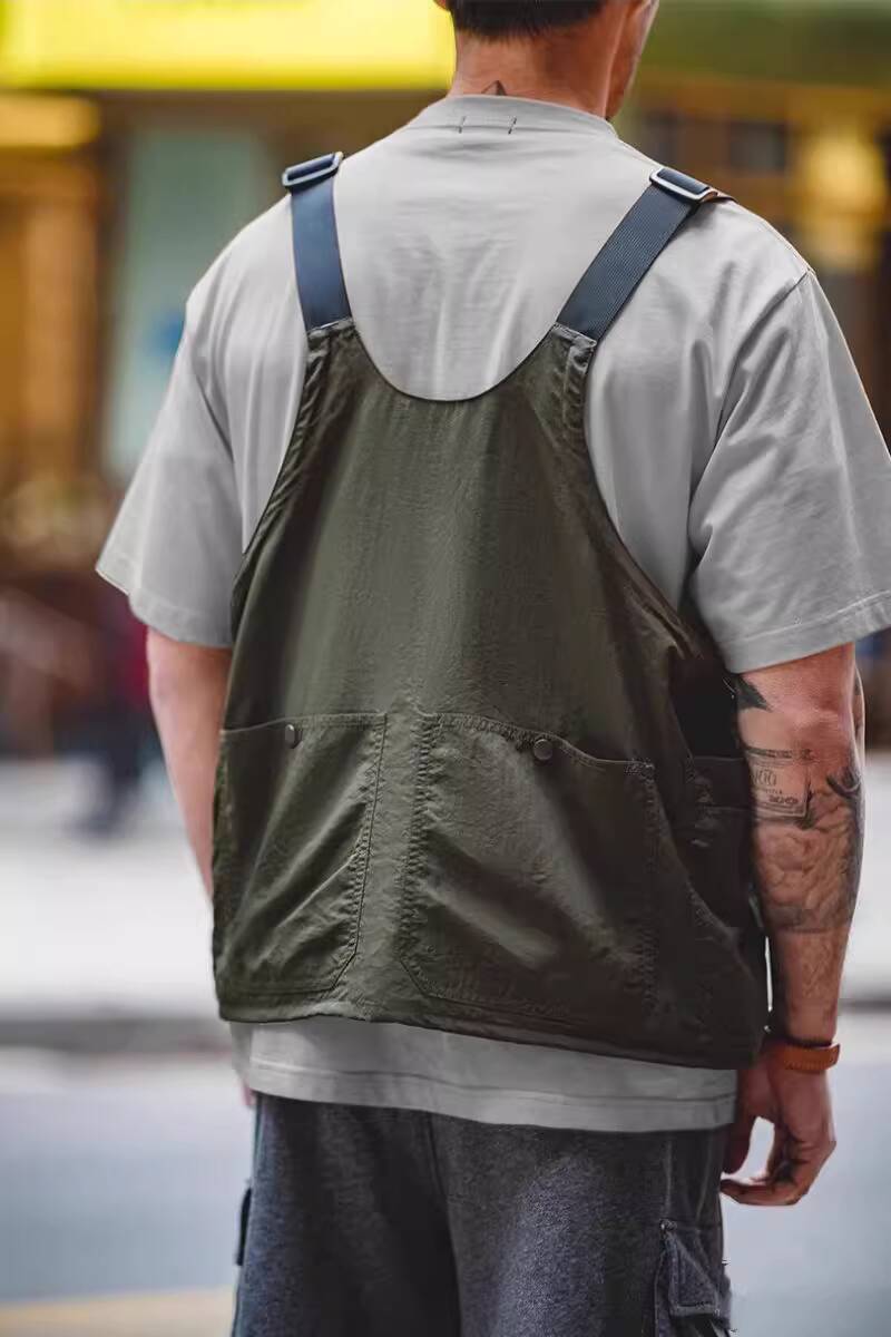 Retro Functional Cargo Vest Me - Haori Japanese Jacket 评论和价格