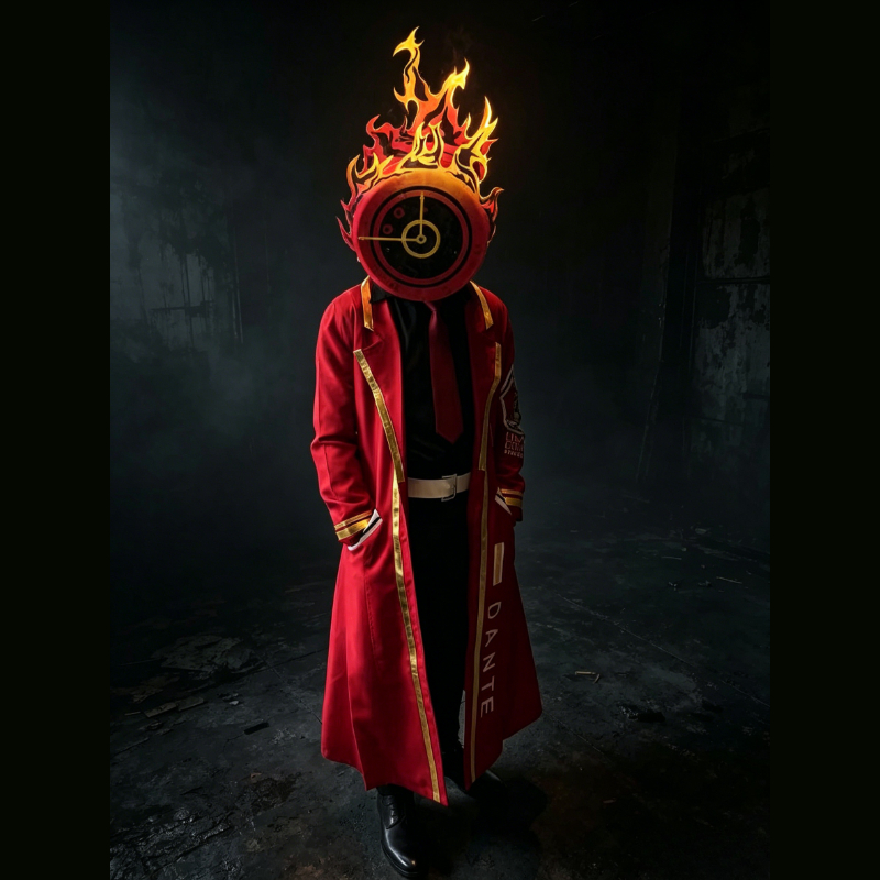 DMC 5 Dante Cosplay Costume Ad - Haori Japanese Jacket 评论和价格
