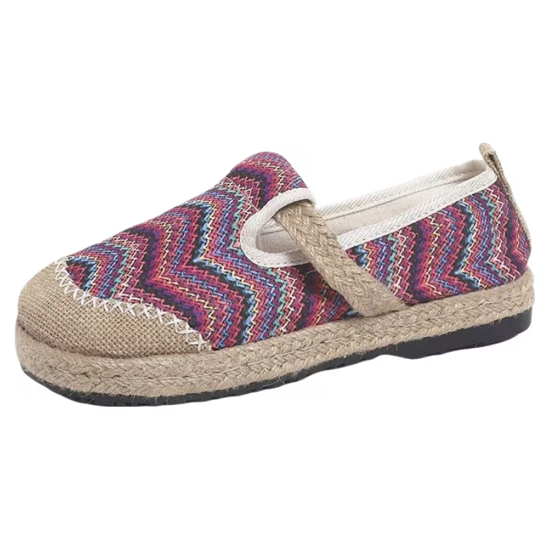 Women Color Striped Big Size C - Ethnic Fabric 评论和价格