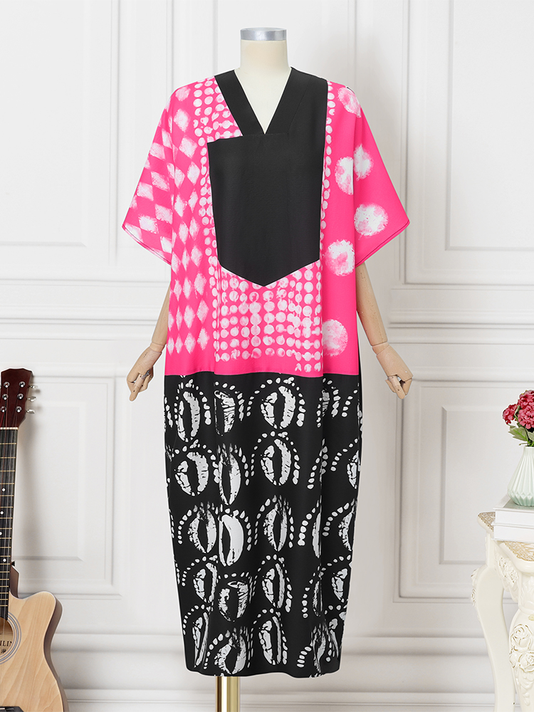 Plus Size 5XL VONDA Vintage Ma - Ethnic Gown 评论和价格