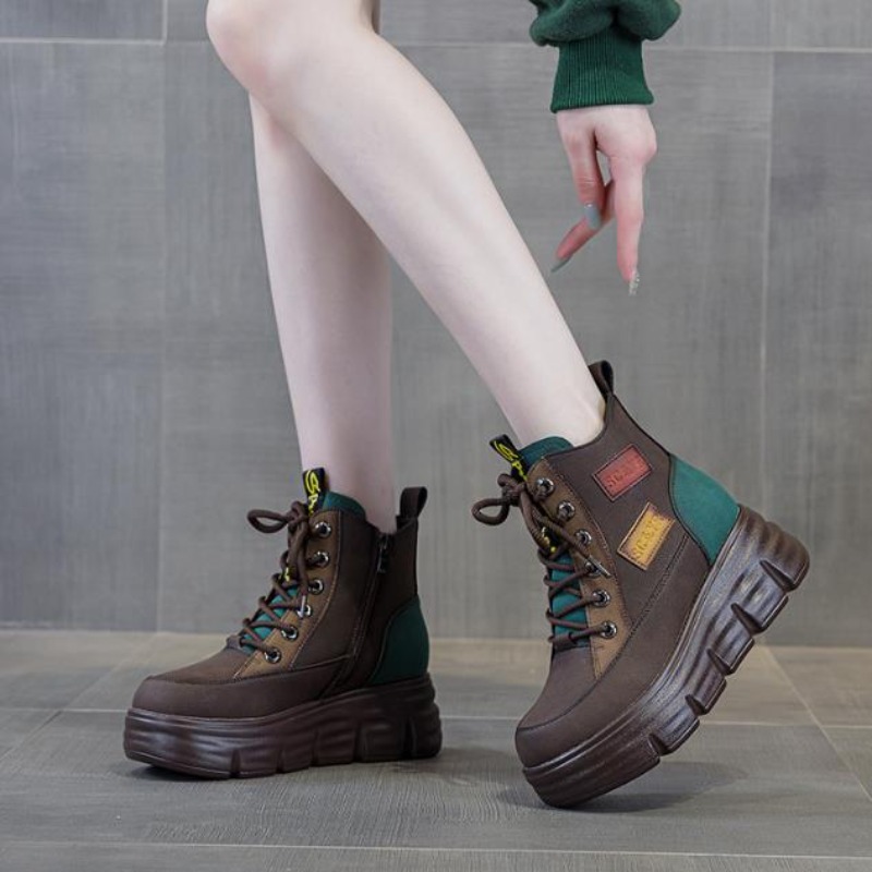 Women Platform Boots Winter Fa - Ethnic Fashion In 评论和价格