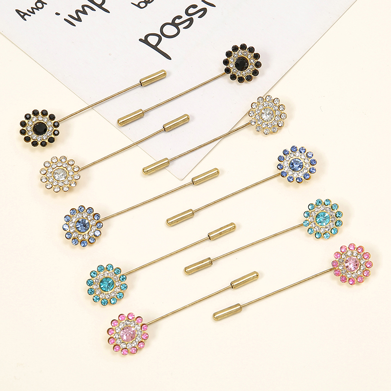 Double-Layered Flower Diamond  - Ethnic Fashion Accessories 评论和价格