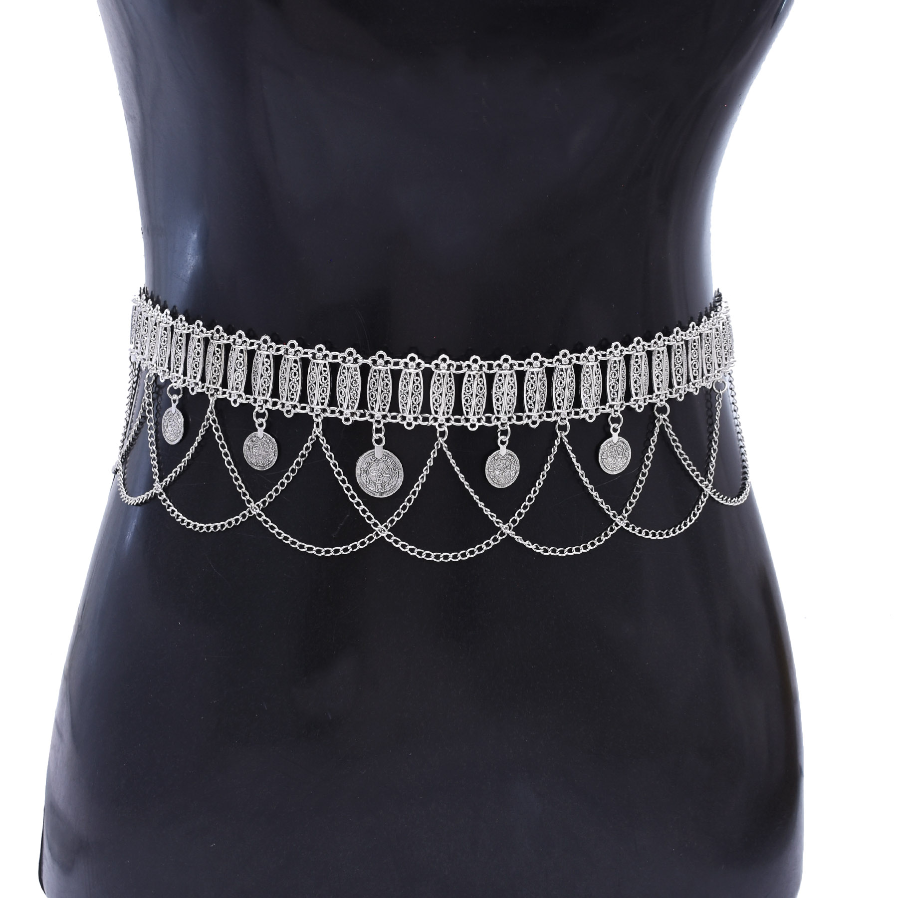 Niche Retro Design Silver Carv - Ethnic Fashion Design 评论和价格